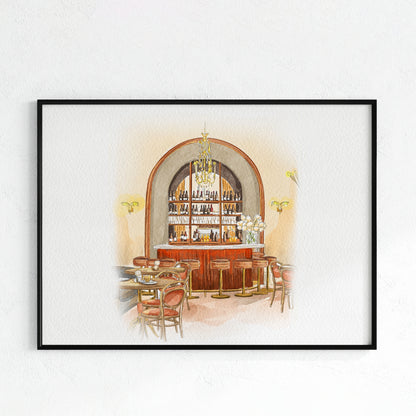 First Date Venue Custom Portrait