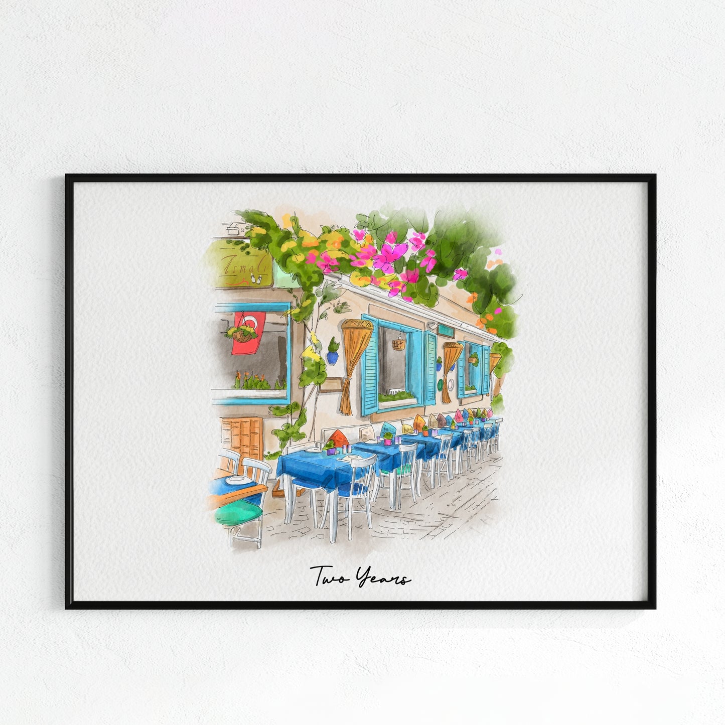 First Date Venue Custom Portrait