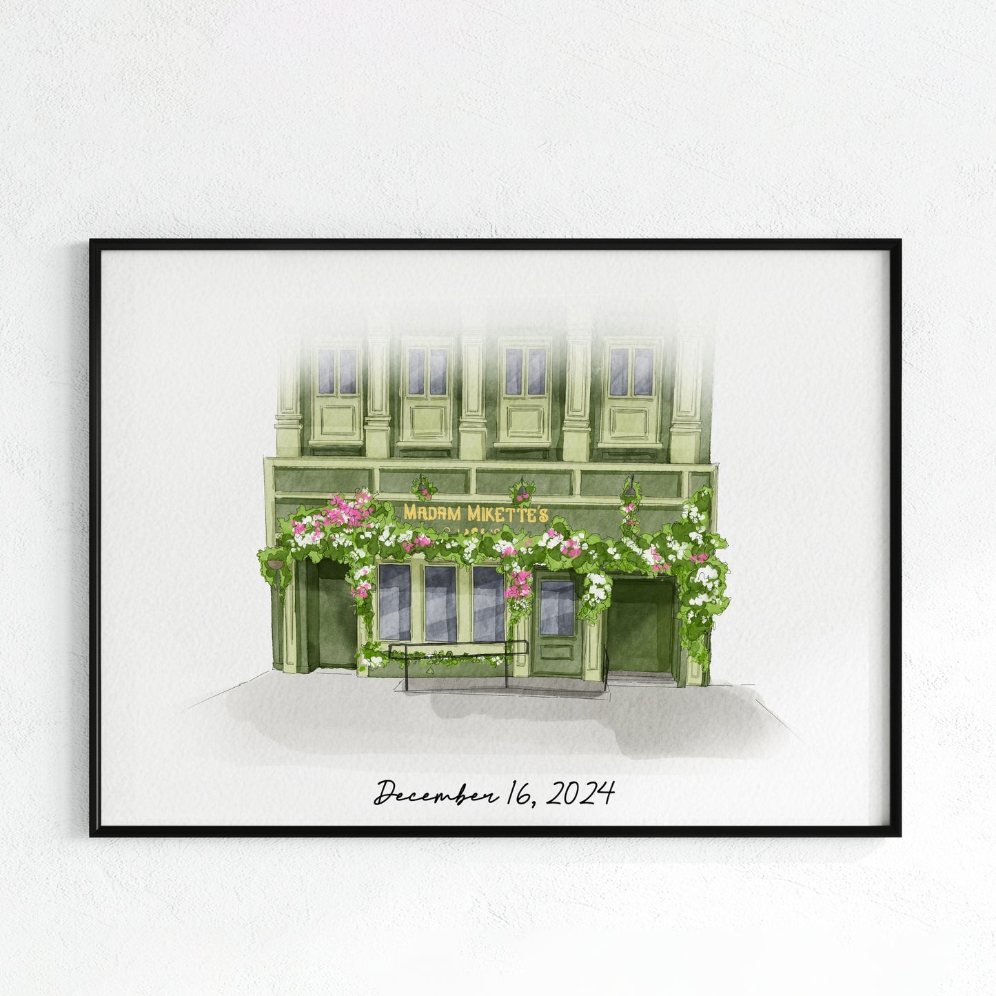 First Date Venue Custom Portrait